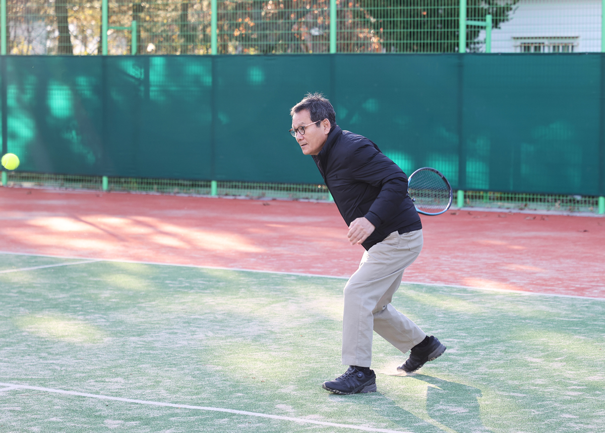 시청 직장동호회 활동 방문 격려(테니스) 이미지