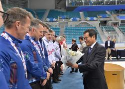 세계 시니어 컬링대회 시상식 썸네일 6